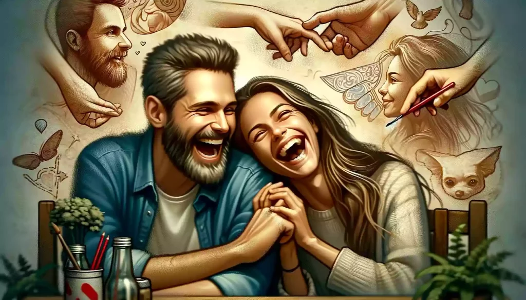 Laughter together