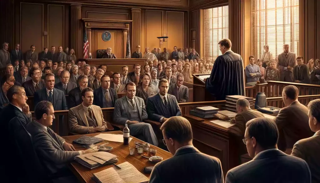 Courtroom Scene